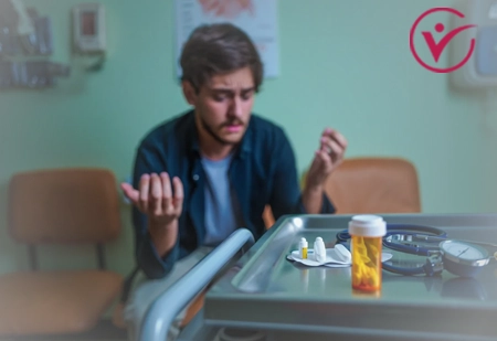 У человека стресс